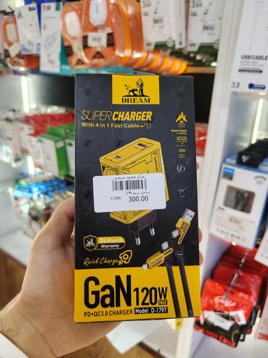 شاحن دريم 4*1